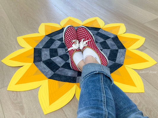 Sunflower Power Jelly Roll Rug