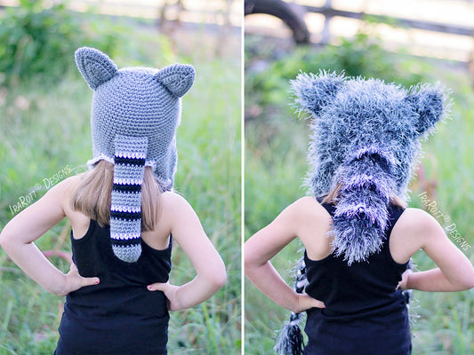 Detachable Raccoon Tail Free Crochet Pattern by IraRott