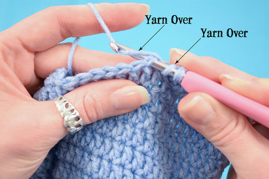 Understanding Double Crochet Stitches - Yarn Over or Yarn Under