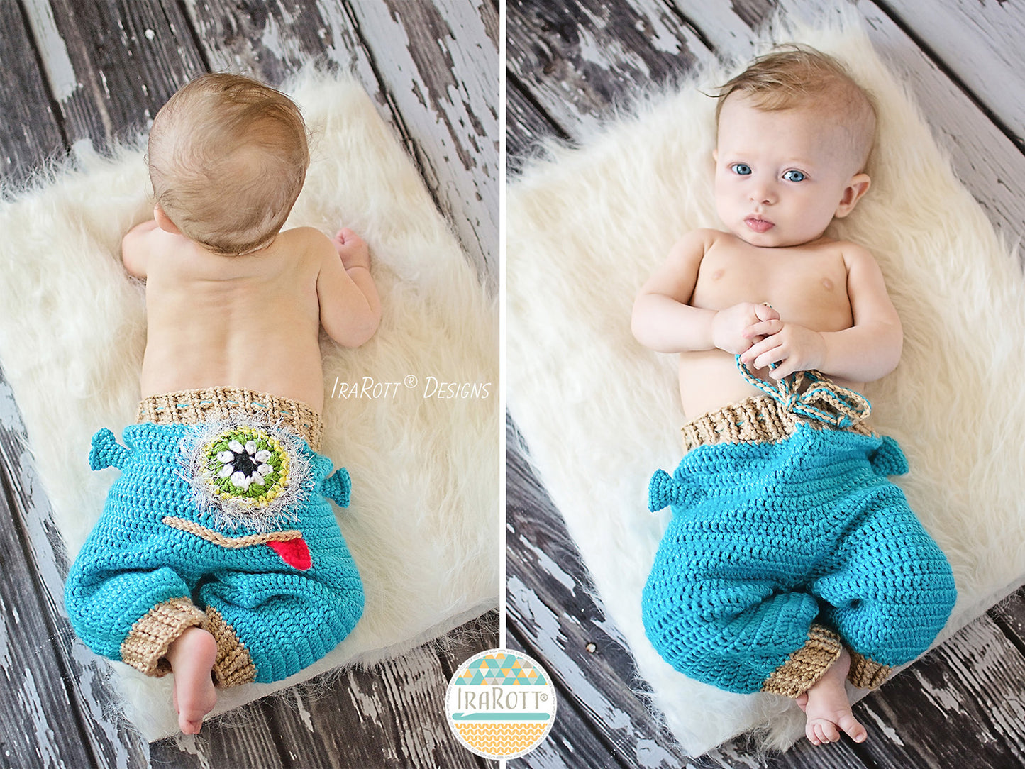 Plutonian Paul Alien Monster Pants Crochet Pattern