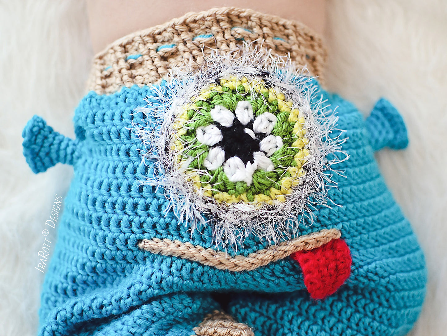 Plutonian Paul Alien Monster Pants Crochet Pattern
