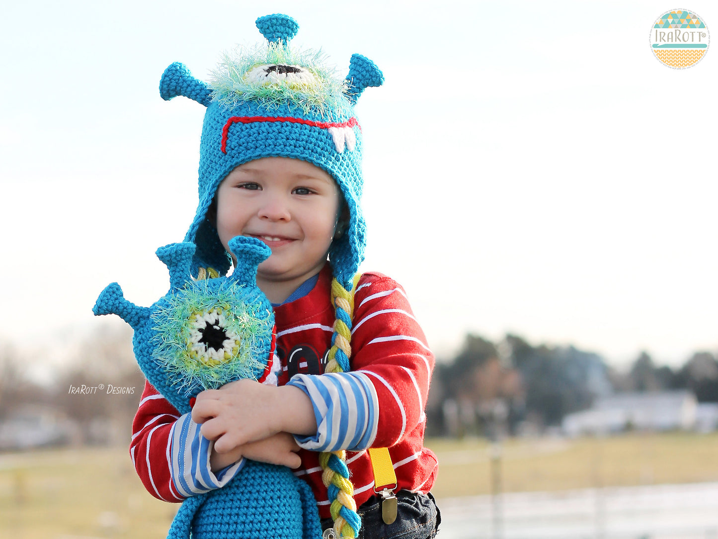 Plutonian Paul Alien Monster Hat and Toy Crochet Pattern