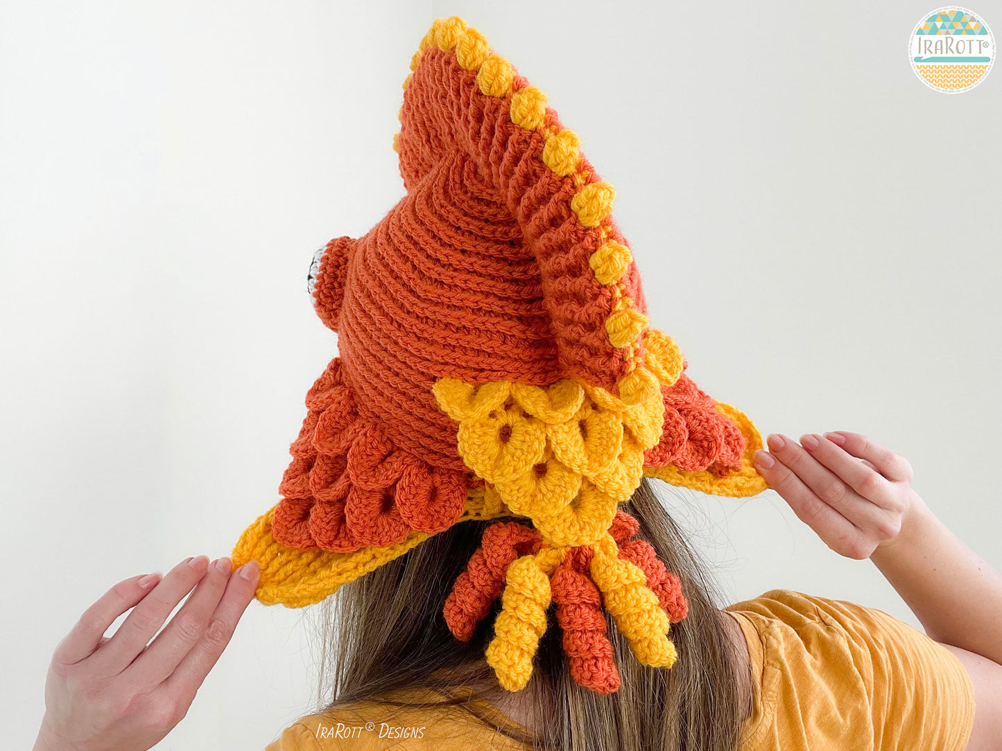 Amber The Fancy Goldfish Hat Crochet Pattern