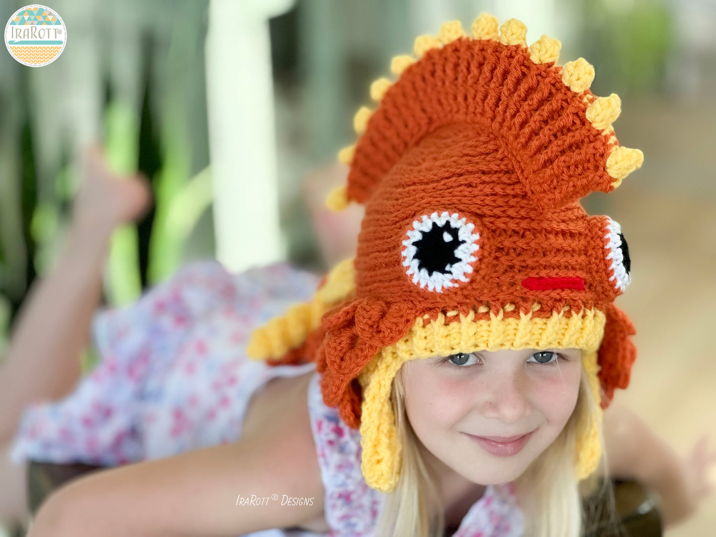 Amber The Fancy Goldfish Hat Crochet Pattern