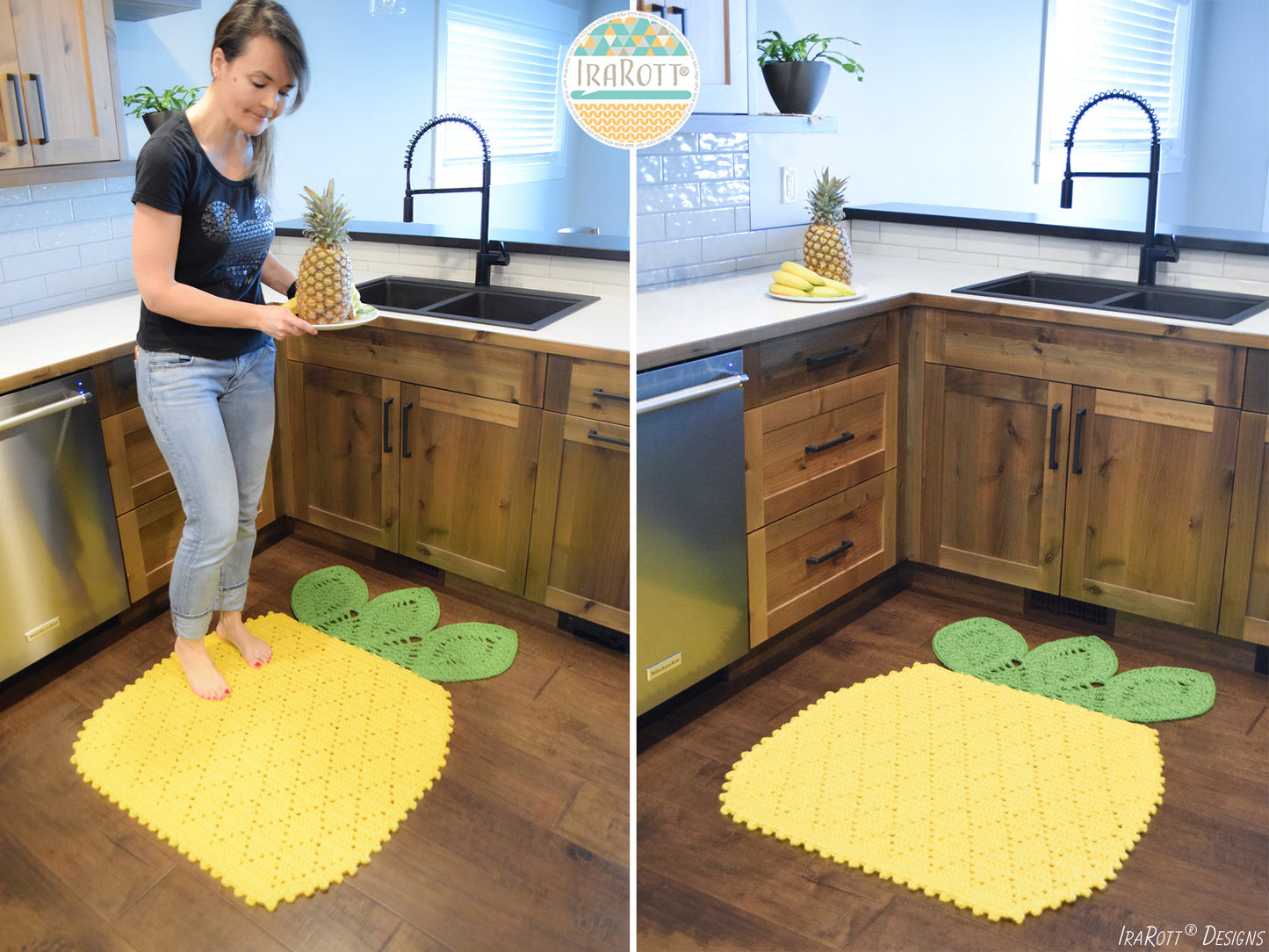 Ananas Comosus Pineapple Rug Crochet Pattern