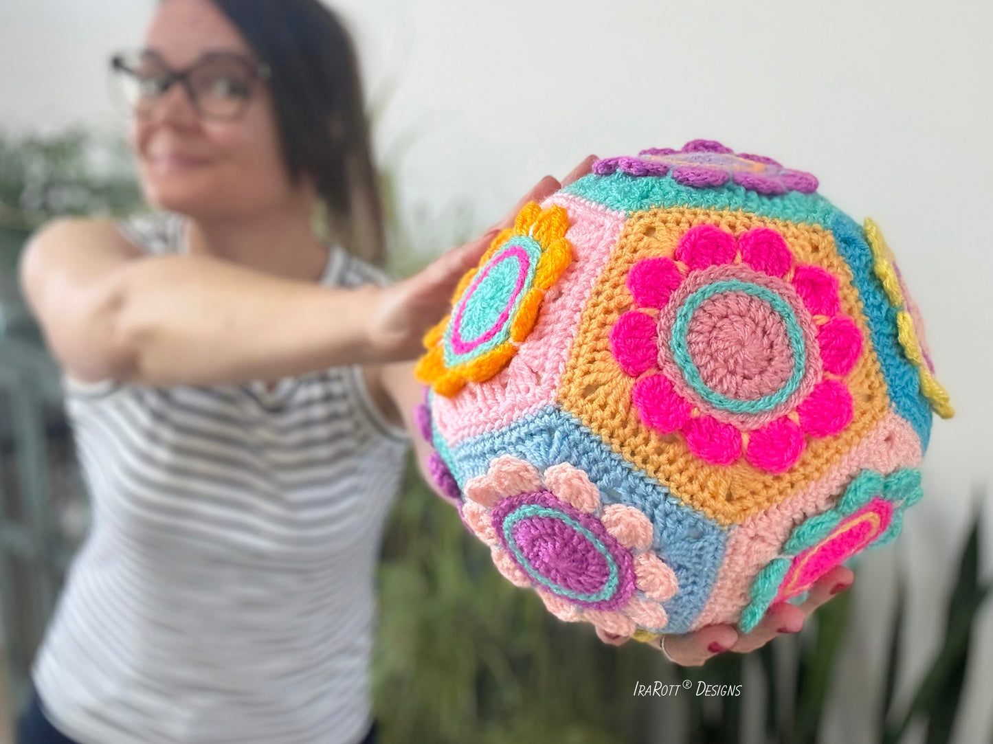Awesome Blossom Play Ball Crochet Pattern