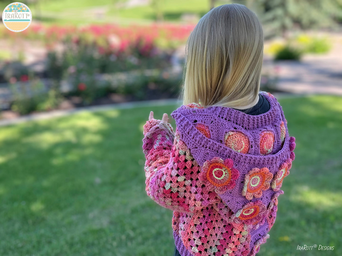 Awesome Blossom Kids' Cardigan Crochet Pattern