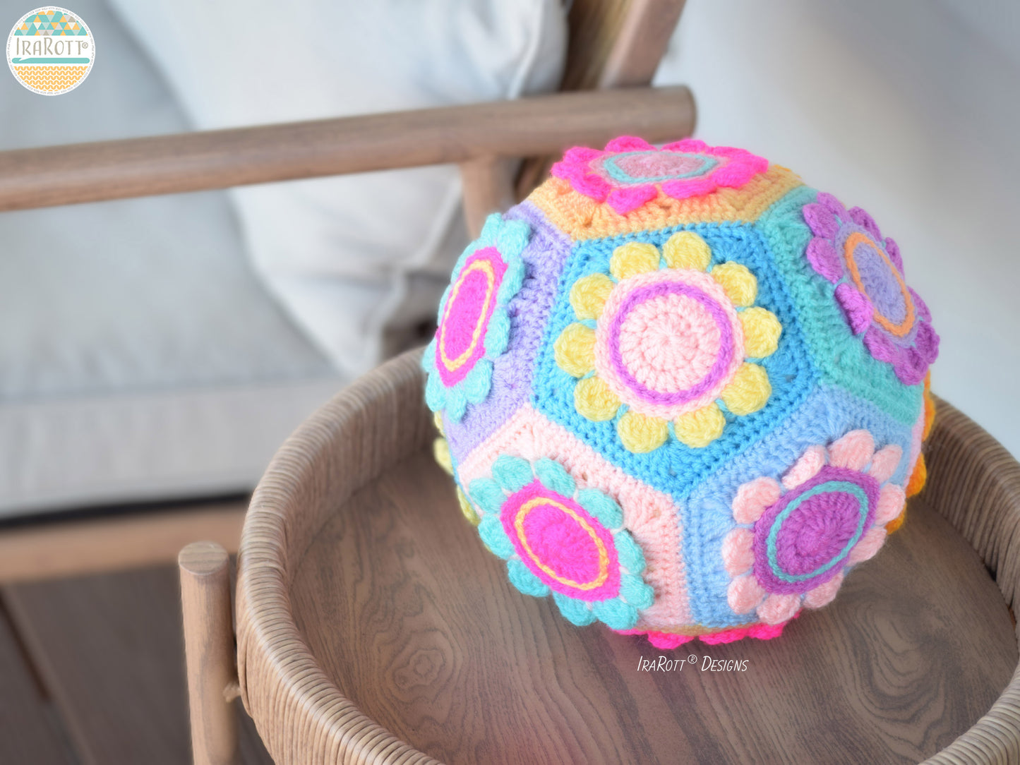 Awesome Blossom Play Ball Crochet Pattern