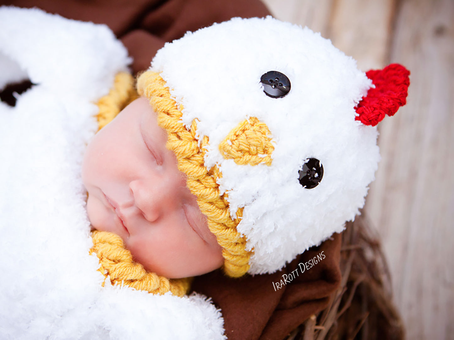 Bok Bok Easter Chicken Baby Set Crochet Pattern