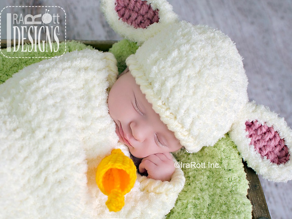 Baa-Baa Lamb Baby Set Crochet Pattern