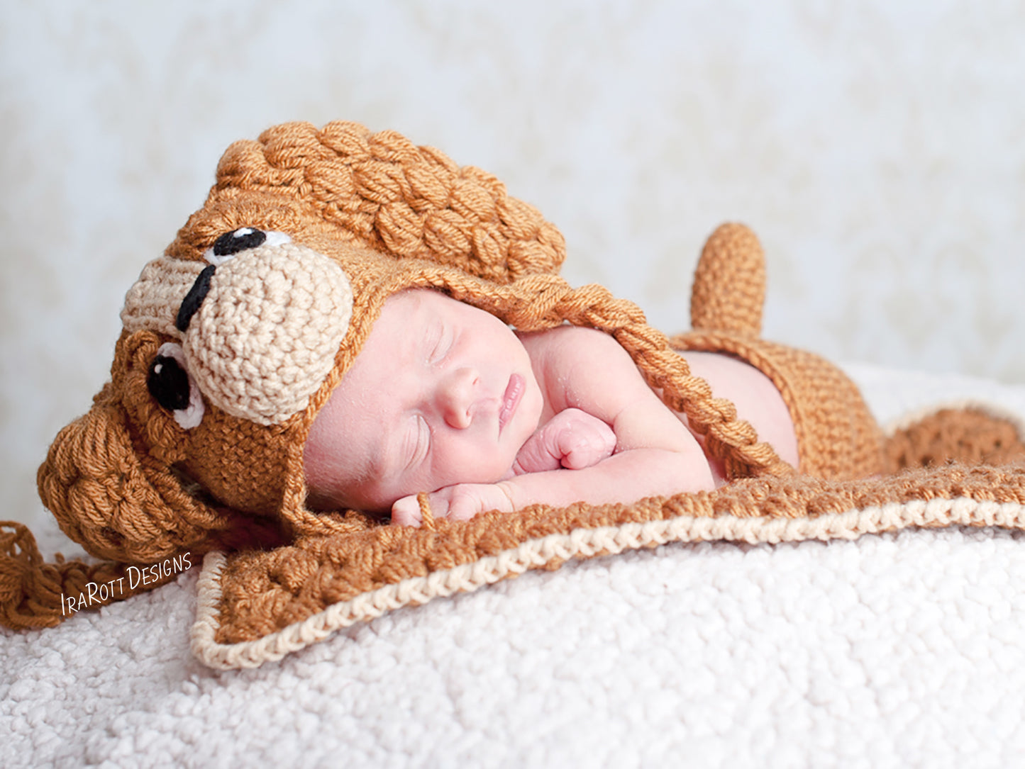 Copper the Spaniel Puppy Dog Baby Set Crochet Pattern