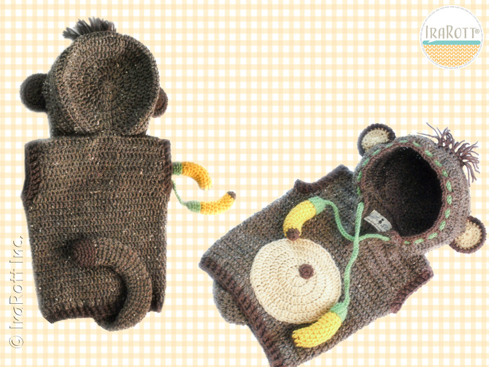 Chip The Banana Monkey Vest Crochet Pattern