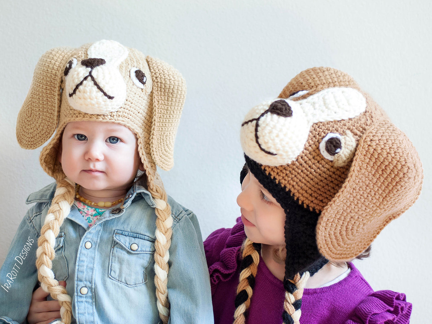 Bobby the Beagle Puppy Dog Hat Crochet Pattern