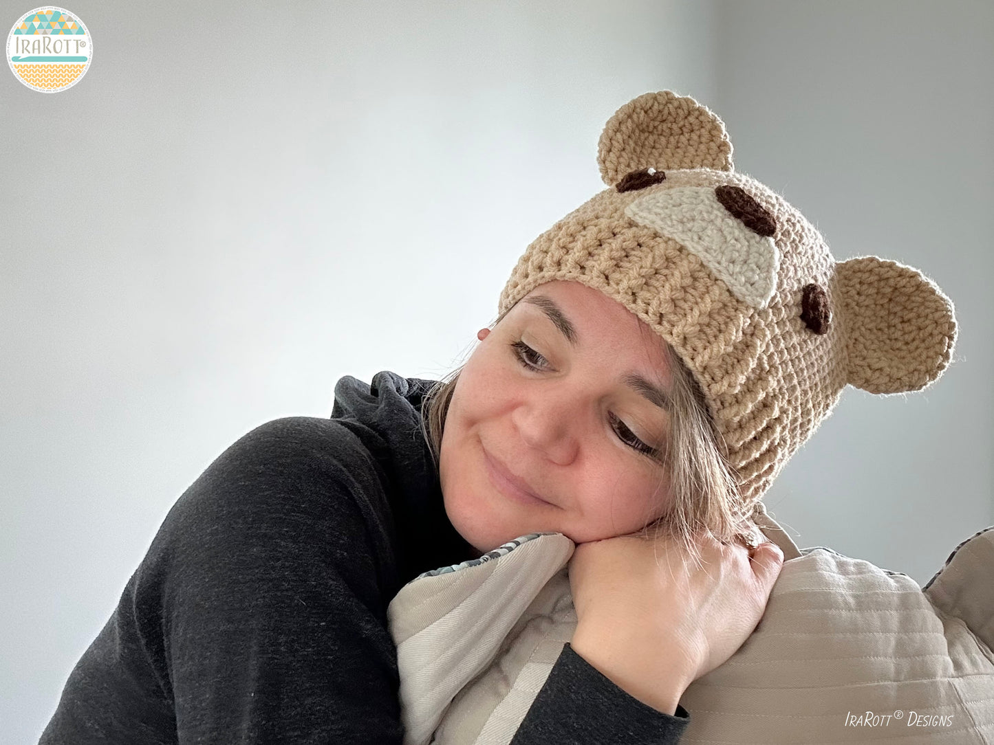 Bean The Bear With Bee Hat Crochet Pattern