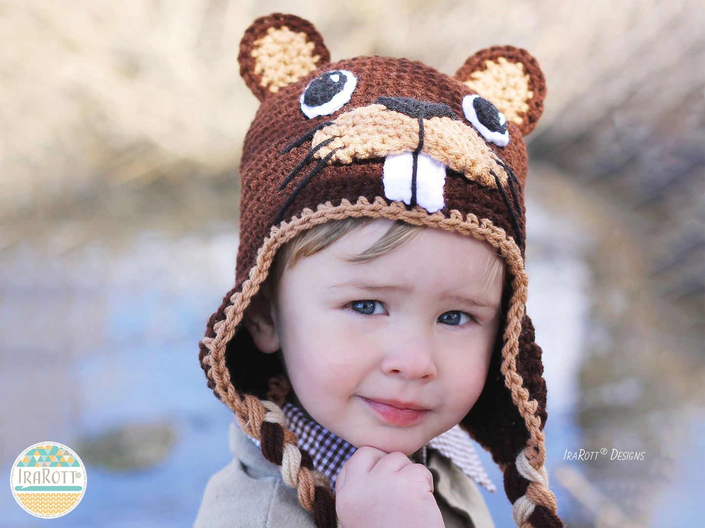 Justin The Canadian Beaver Hat Crochet Pattern