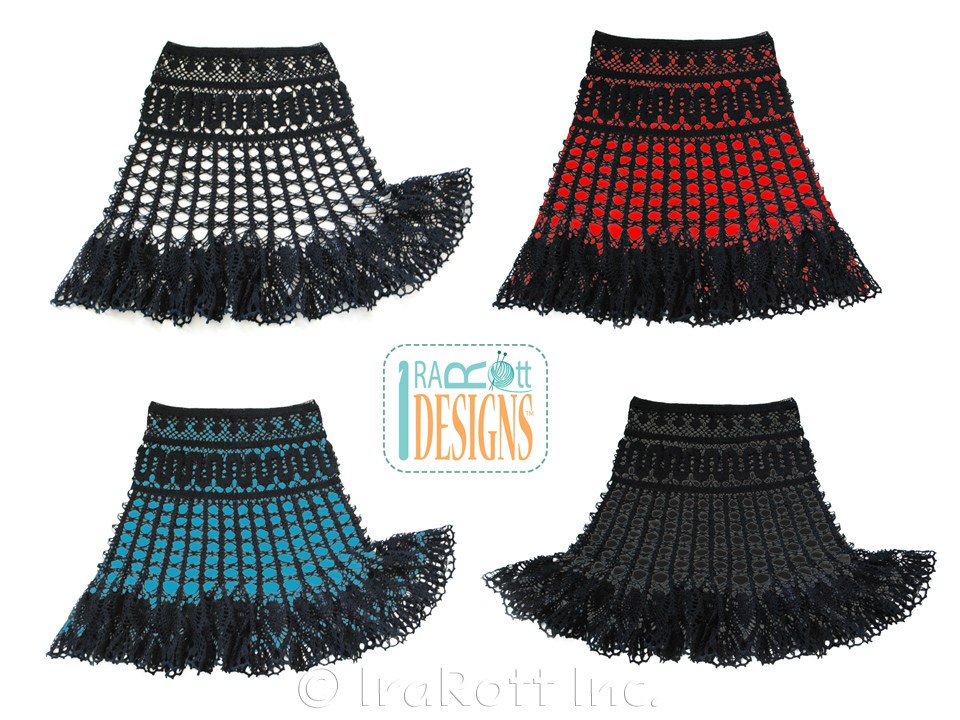 Bruges Crochet Lace Skirt Crochet Pattern