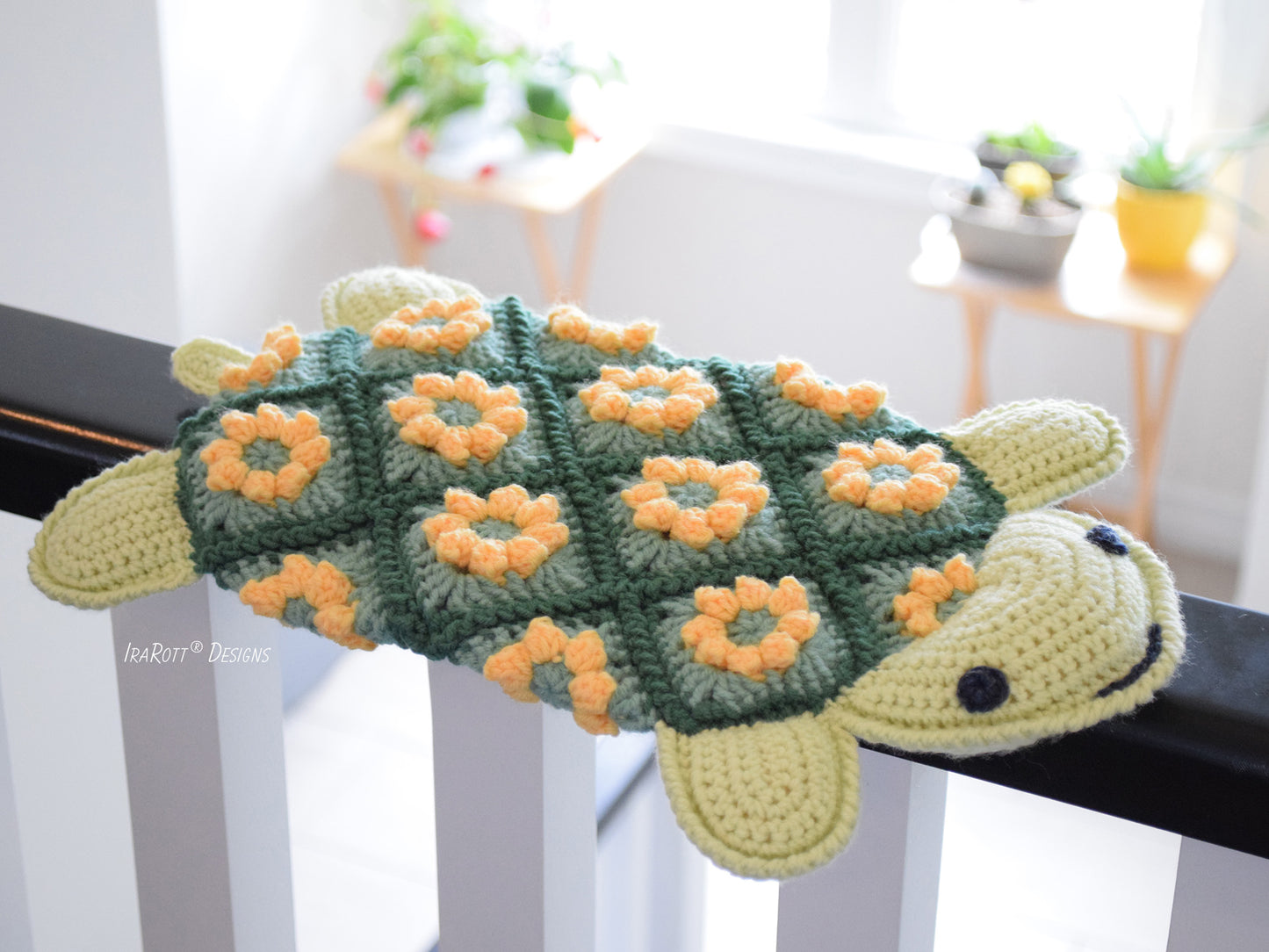 Bubbles The Turtle Scrappy Lovey Crochet Pattern