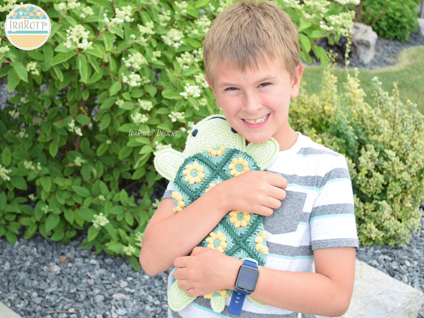 Bubbles The Turtle Scrappy Lovey Crochet Pattern