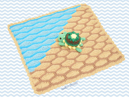 Bubbles The Turtle Lovey Crochet Pattern