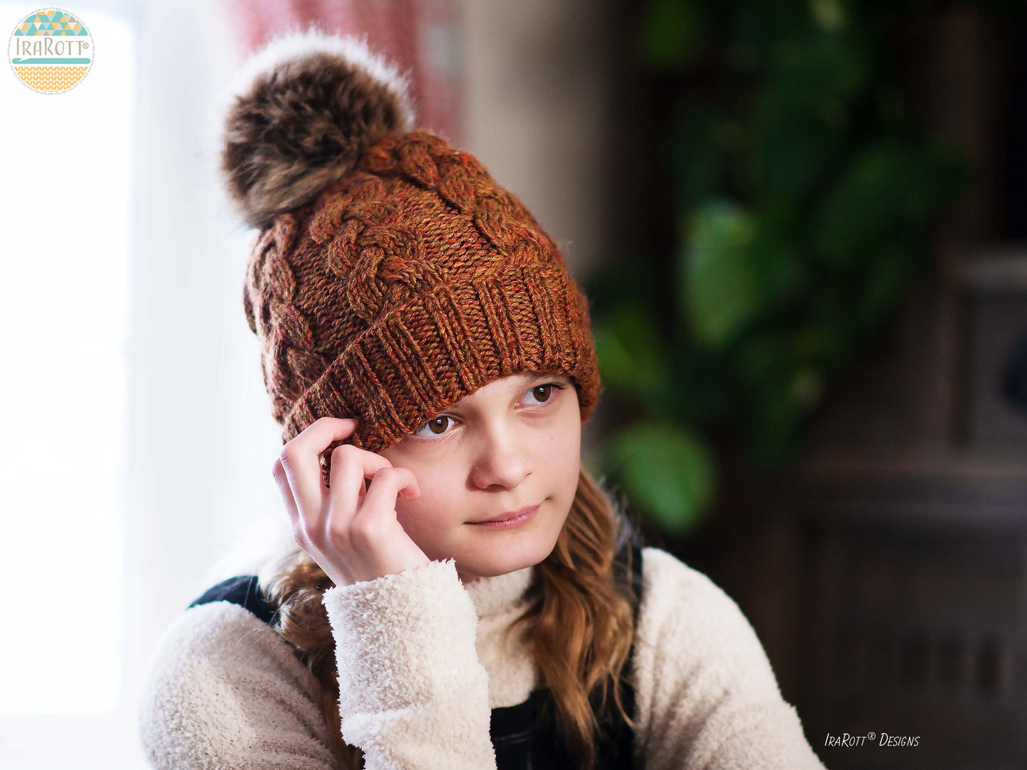 Alberta Cable Hat Knitting Pattern