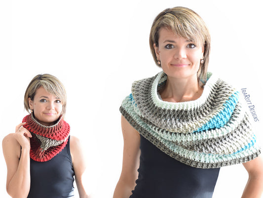 Cake Craze Cowl Crochet Pattern
