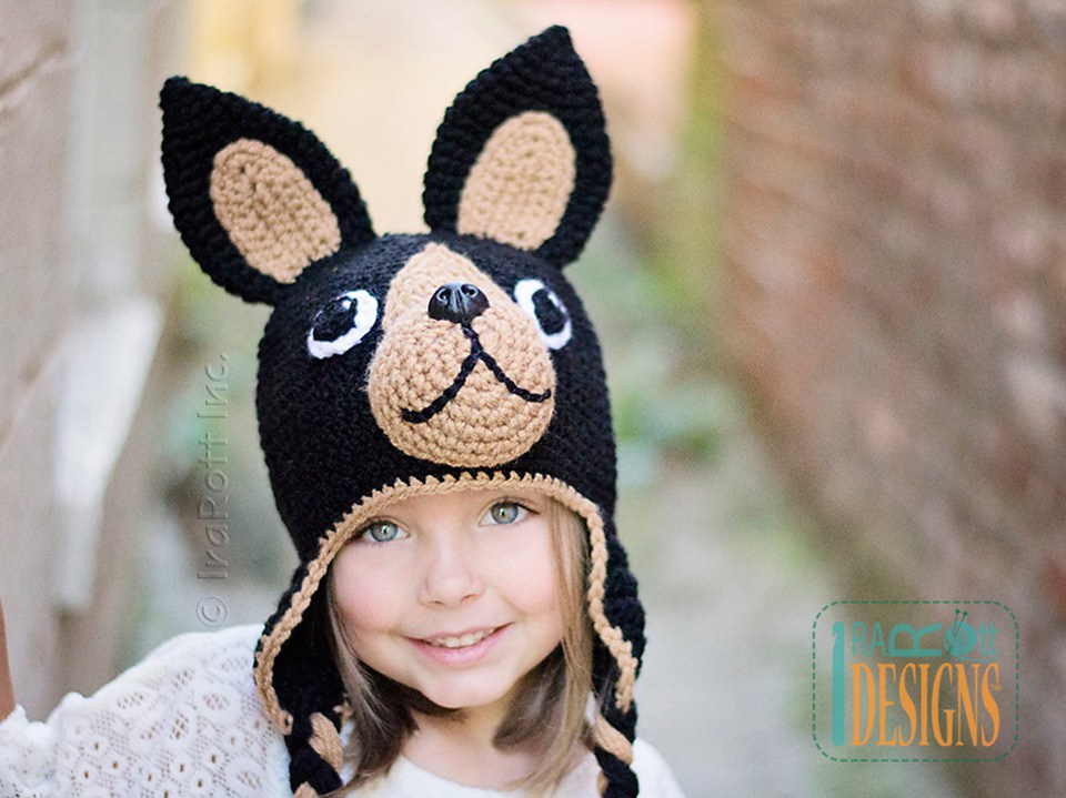 Chihuahua Puppy Dog Hat Crochet Pattern