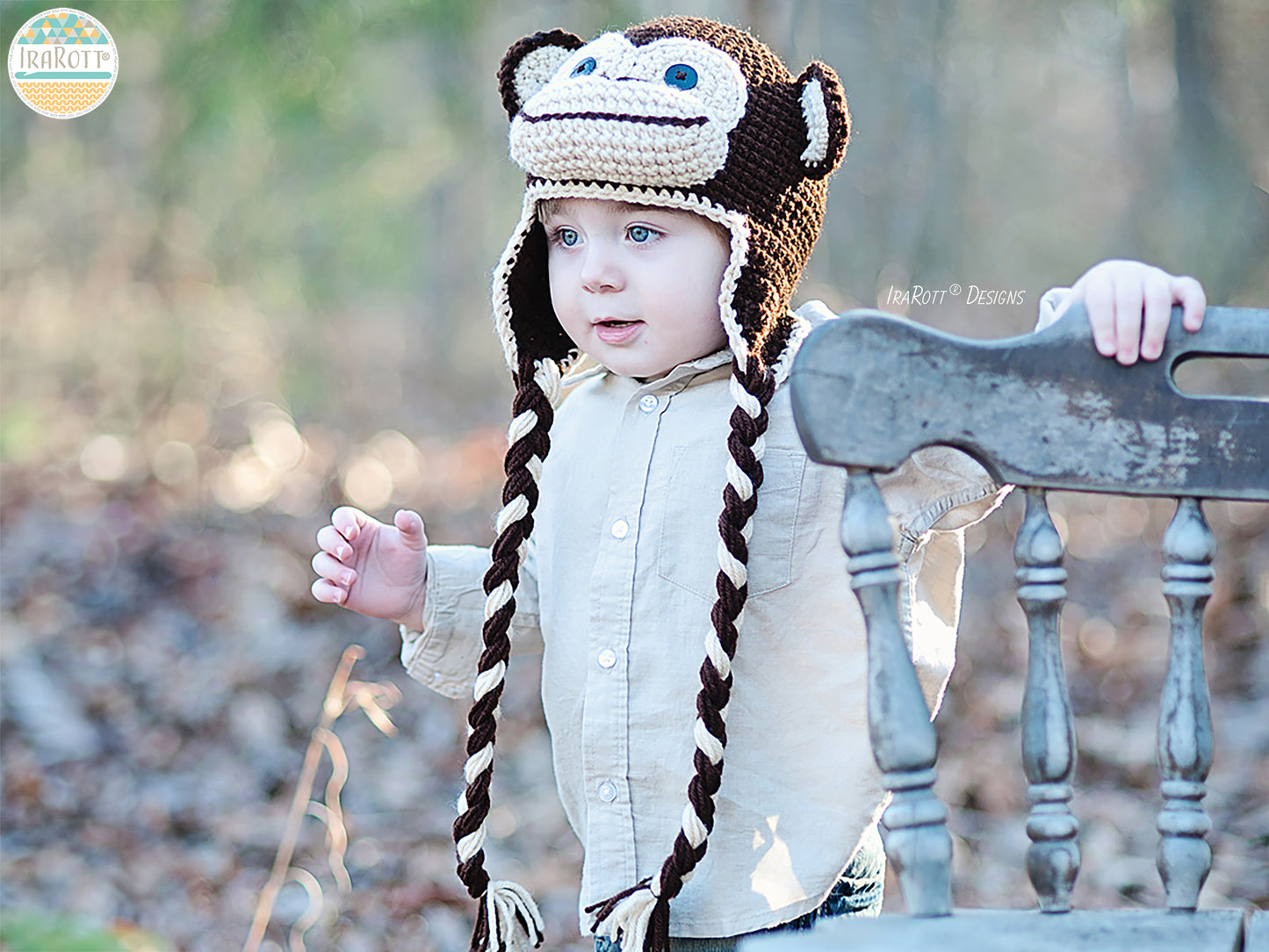 Chip The Chimpanzee Monkey Hat Crochet Pattern