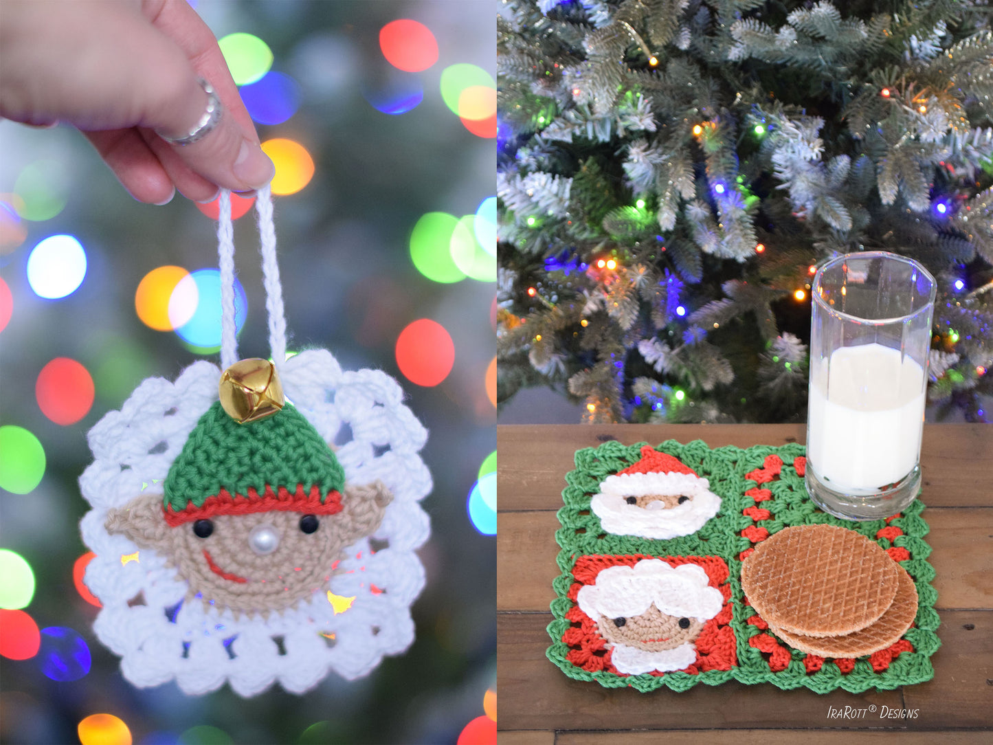 Christmas Granny Square Projects Crochet Pattern