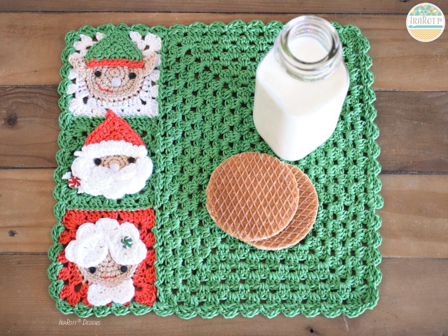 Christmas Granny Square Projects Crochet Pattern