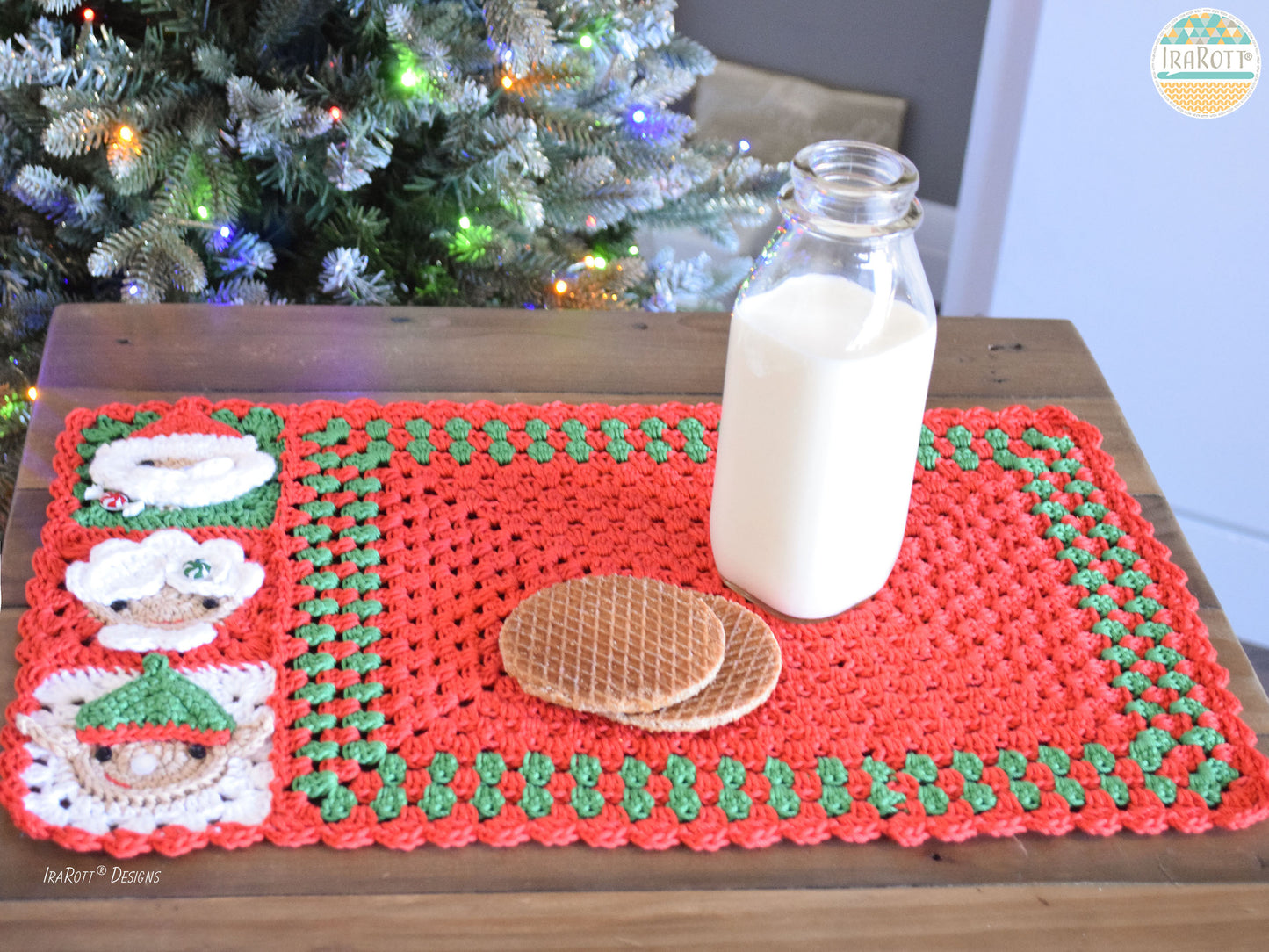 Christmas Granny Square Projects Crochet Pattern