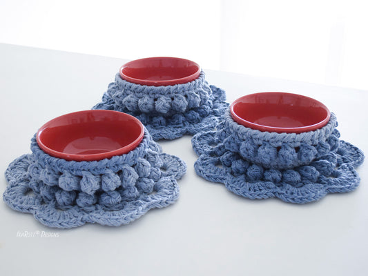Chunky Bowl Cozy And Coaster Crochet Pattern