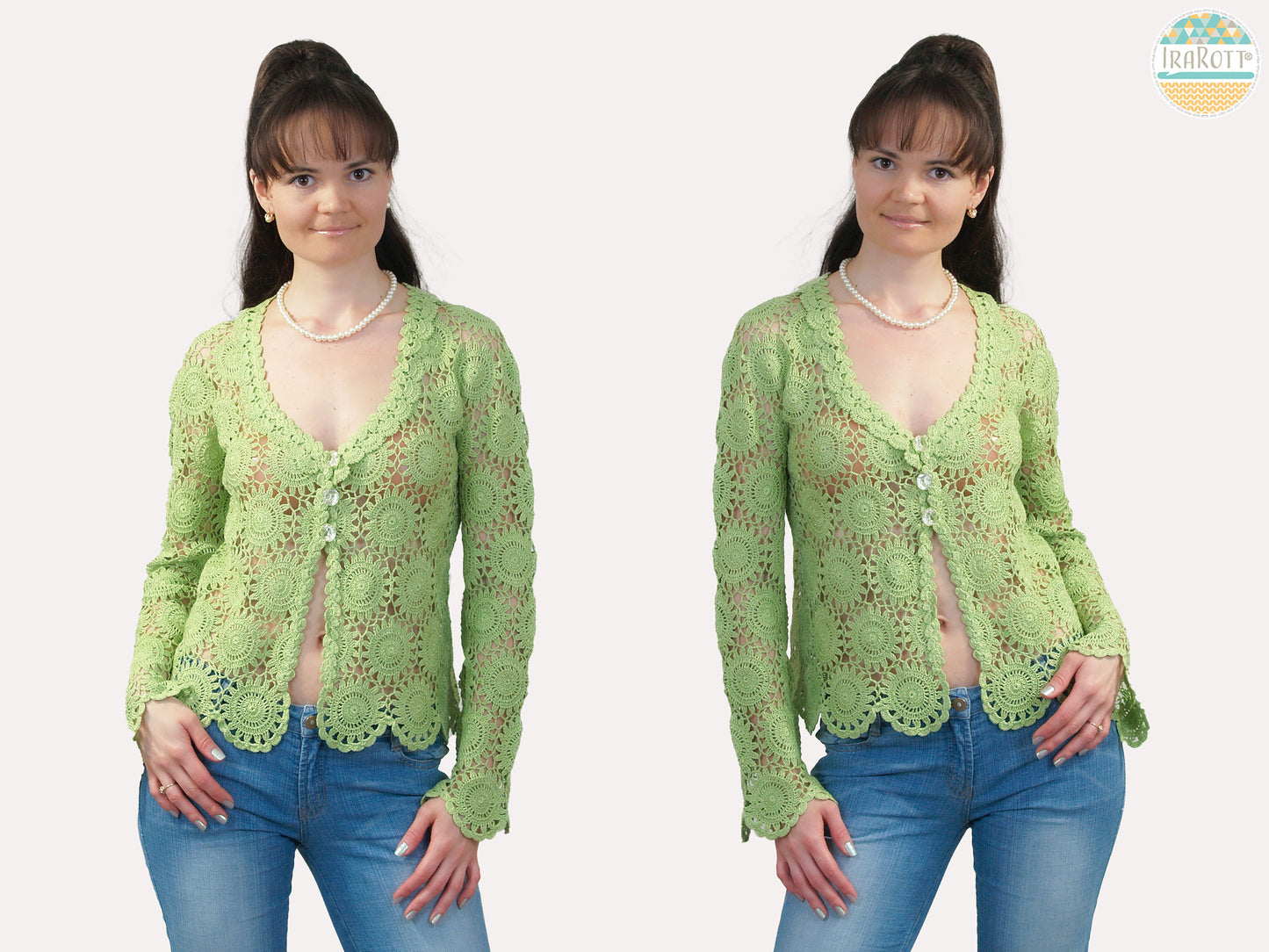 City Night Lace Cardigan Crochet Pattern