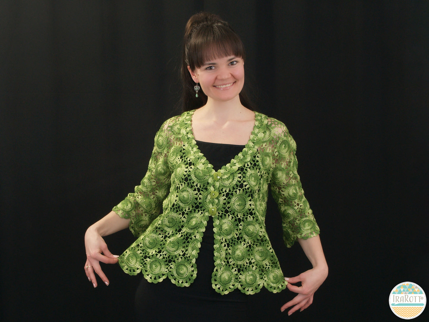 City Night Lace Cardigan Crochet Pattern