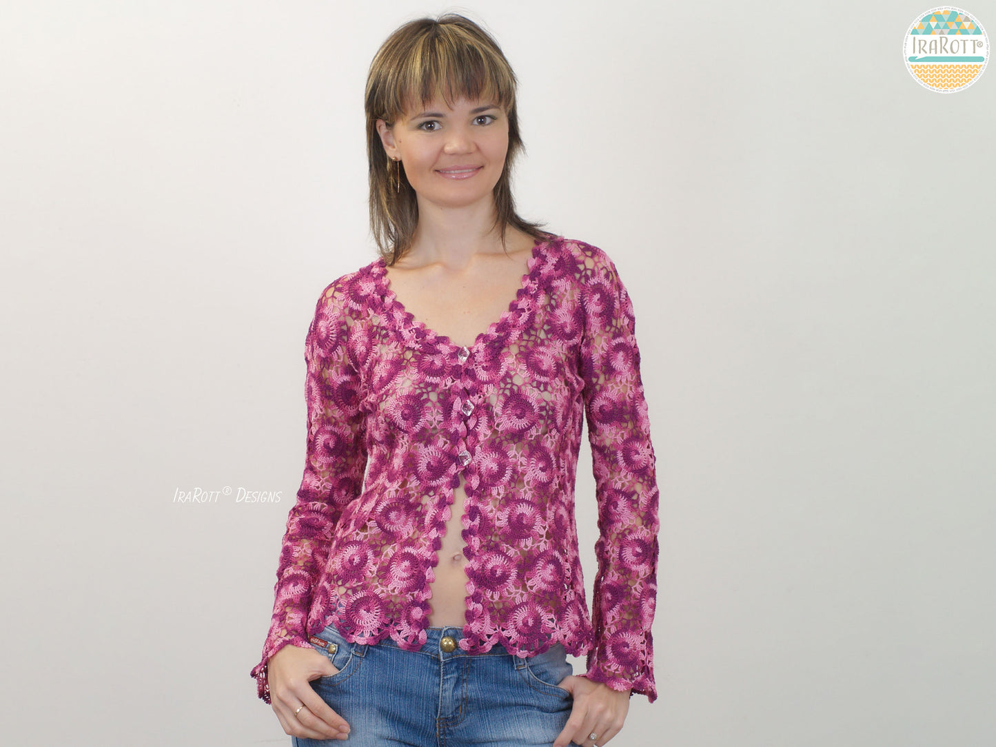 City Night Lace Cardigan Crochet Pattern