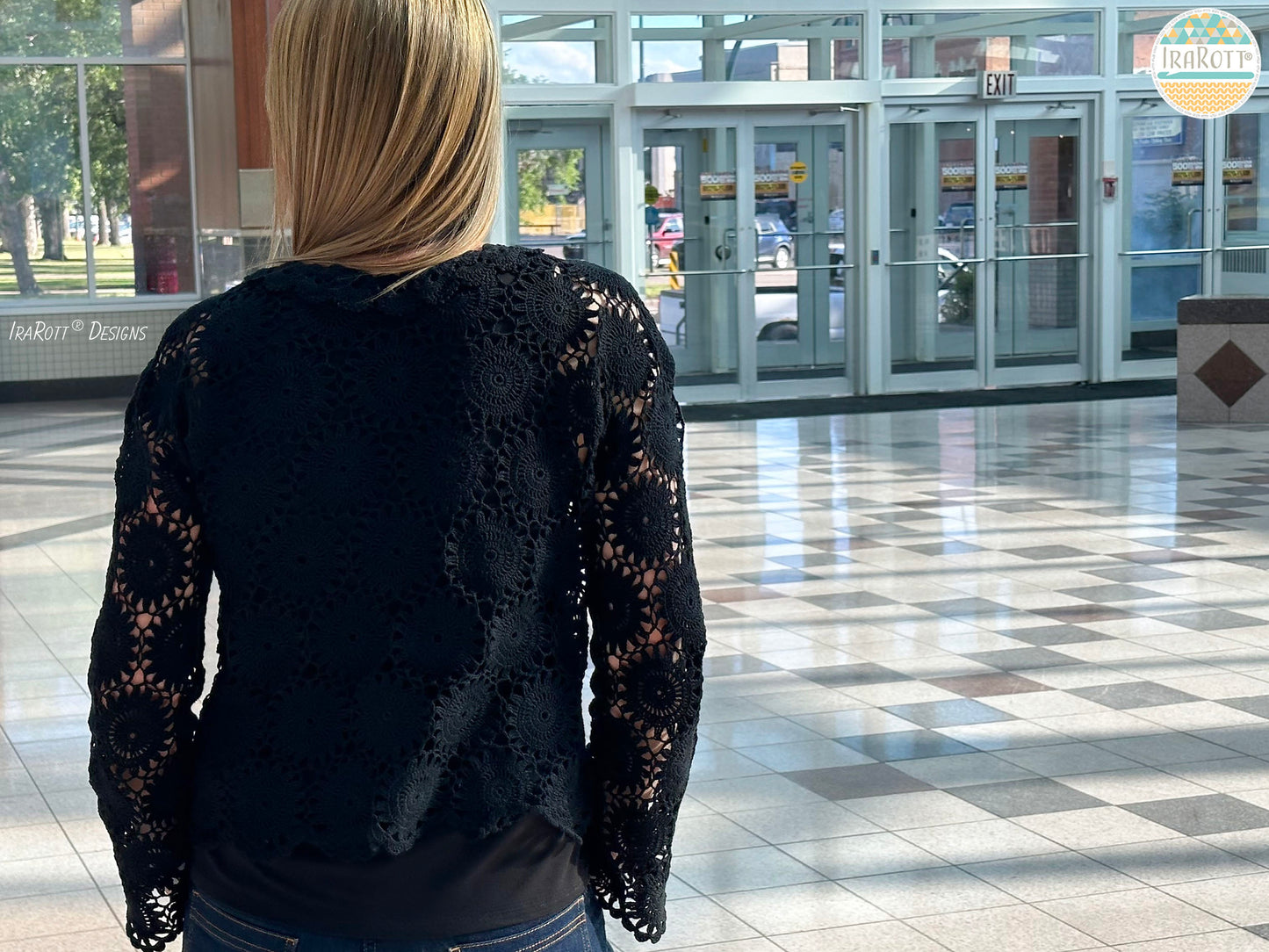 City Night Lace Cardigan Crochet Pattern