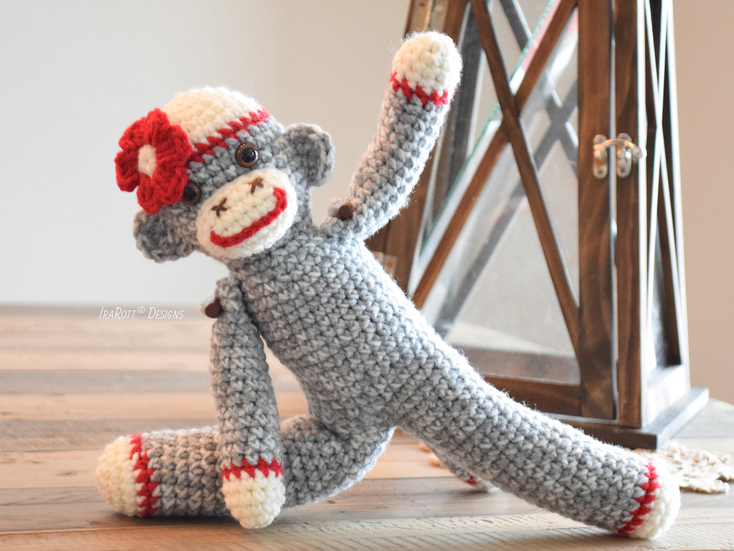 Spunky The Little Sock Monkey Amigurumi Crochet Pattern