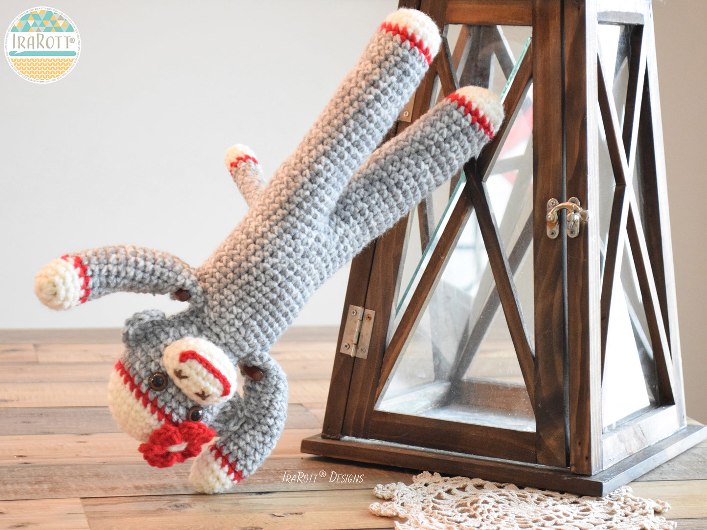 Spunky The Little Sock Monkey Amigurumi Crochet Pattern