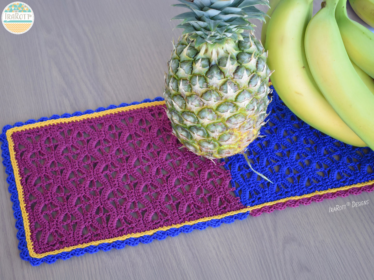 Clematis Table Toppers Crochet Pattern