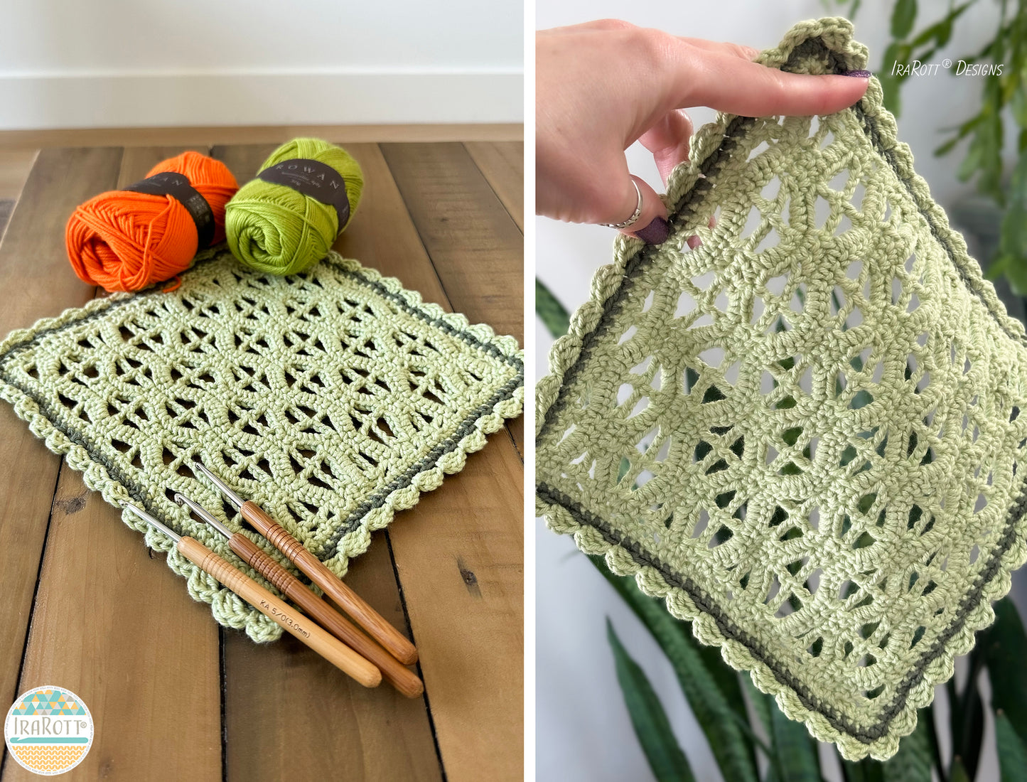 Clematis Table Toppers Crochet Pattern