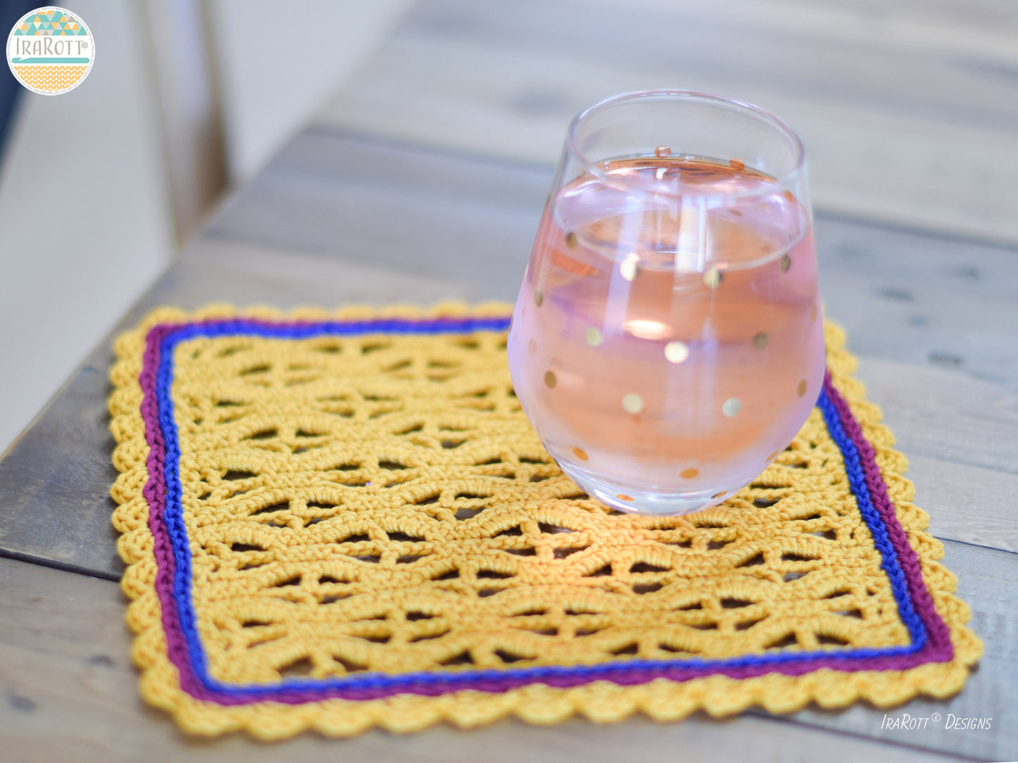 Clematis Table Toppers Crochet Pattern