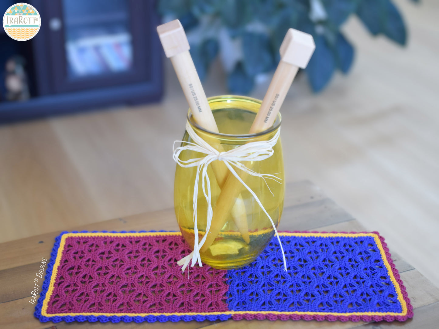 Clematis Table Toppers Crochet Pattern