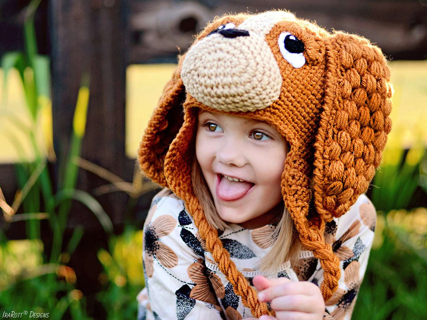 CoCo the Spaniel Puppy Dog Hat Crochet Pattern