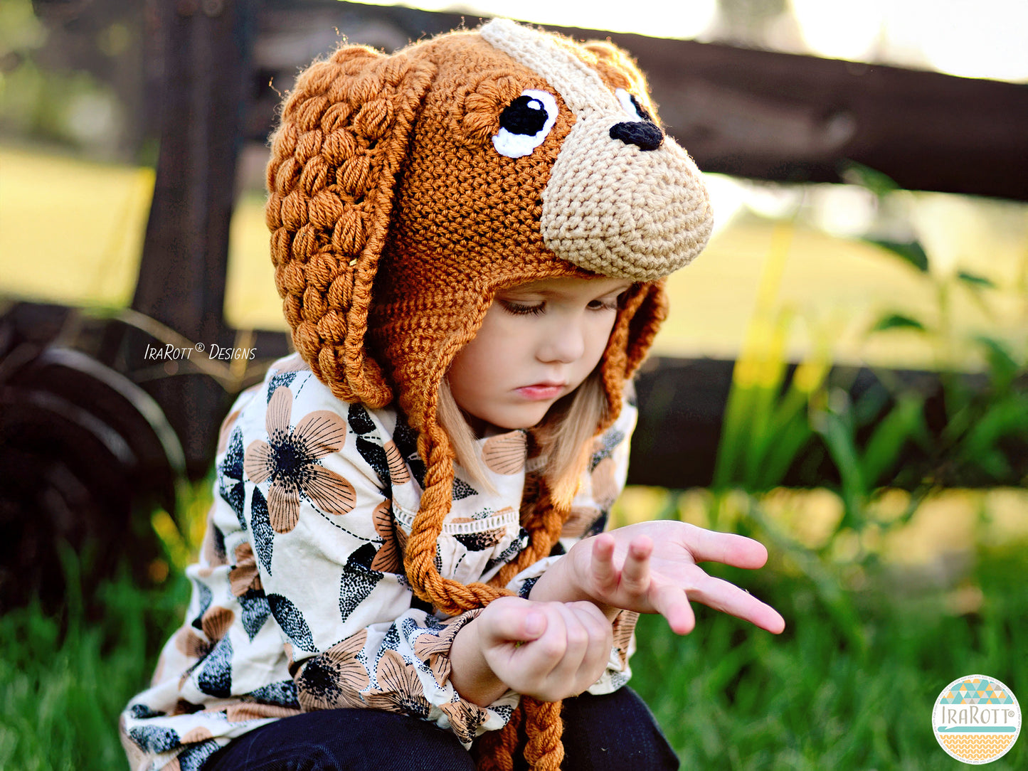 CoCo the Spaniel Puppy Dog Hat Crochet Pattern