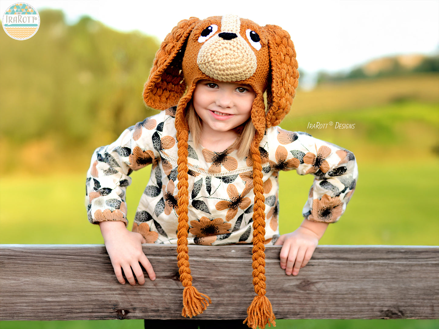 CoCo the Spaniel Puppy Dog Hat Crochet Pattern