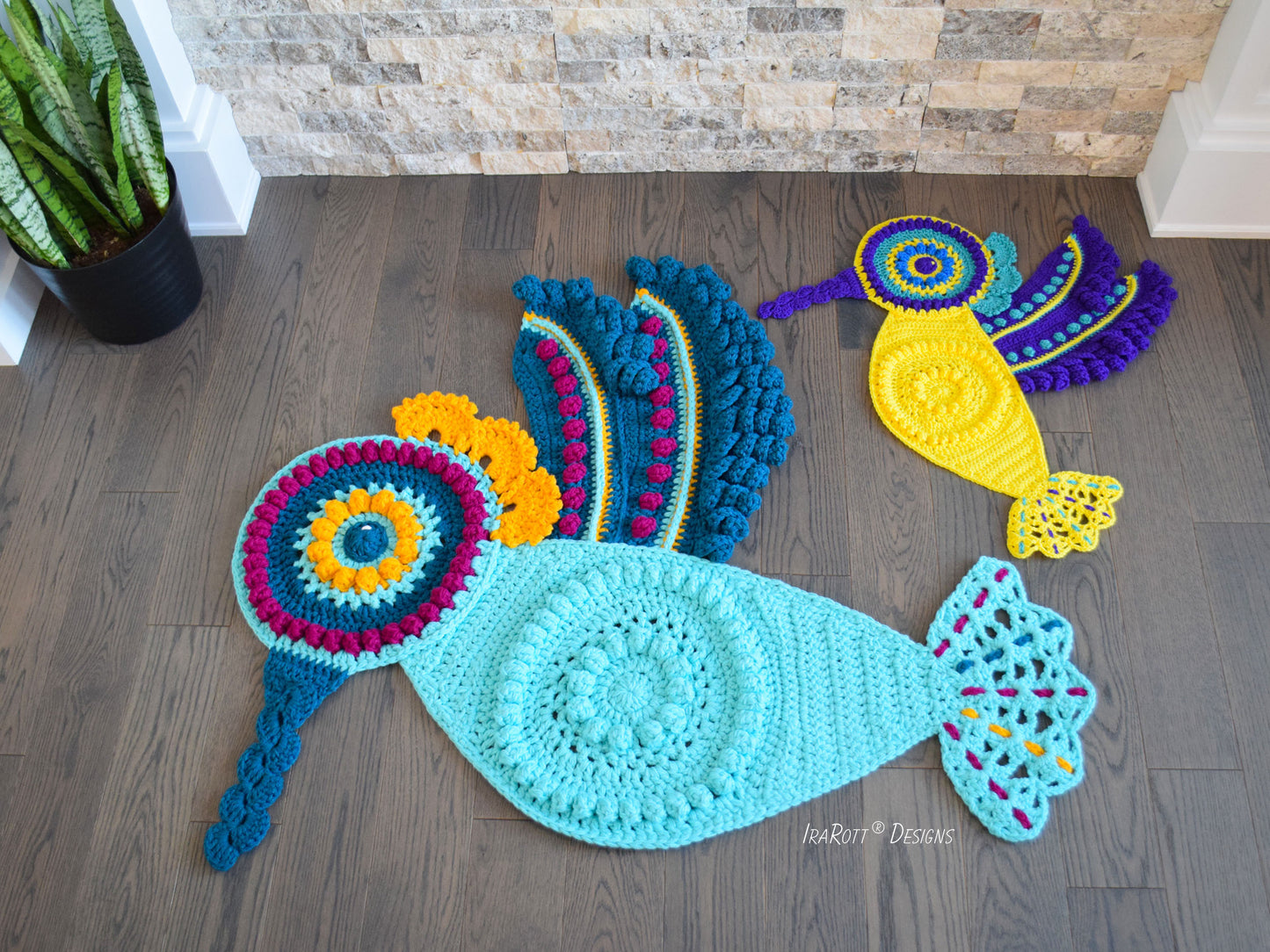 Colibri The Hummingbird Rug Crochet Pattern
