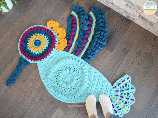 Colibri The Hummingbird Rug Crochet Pattern