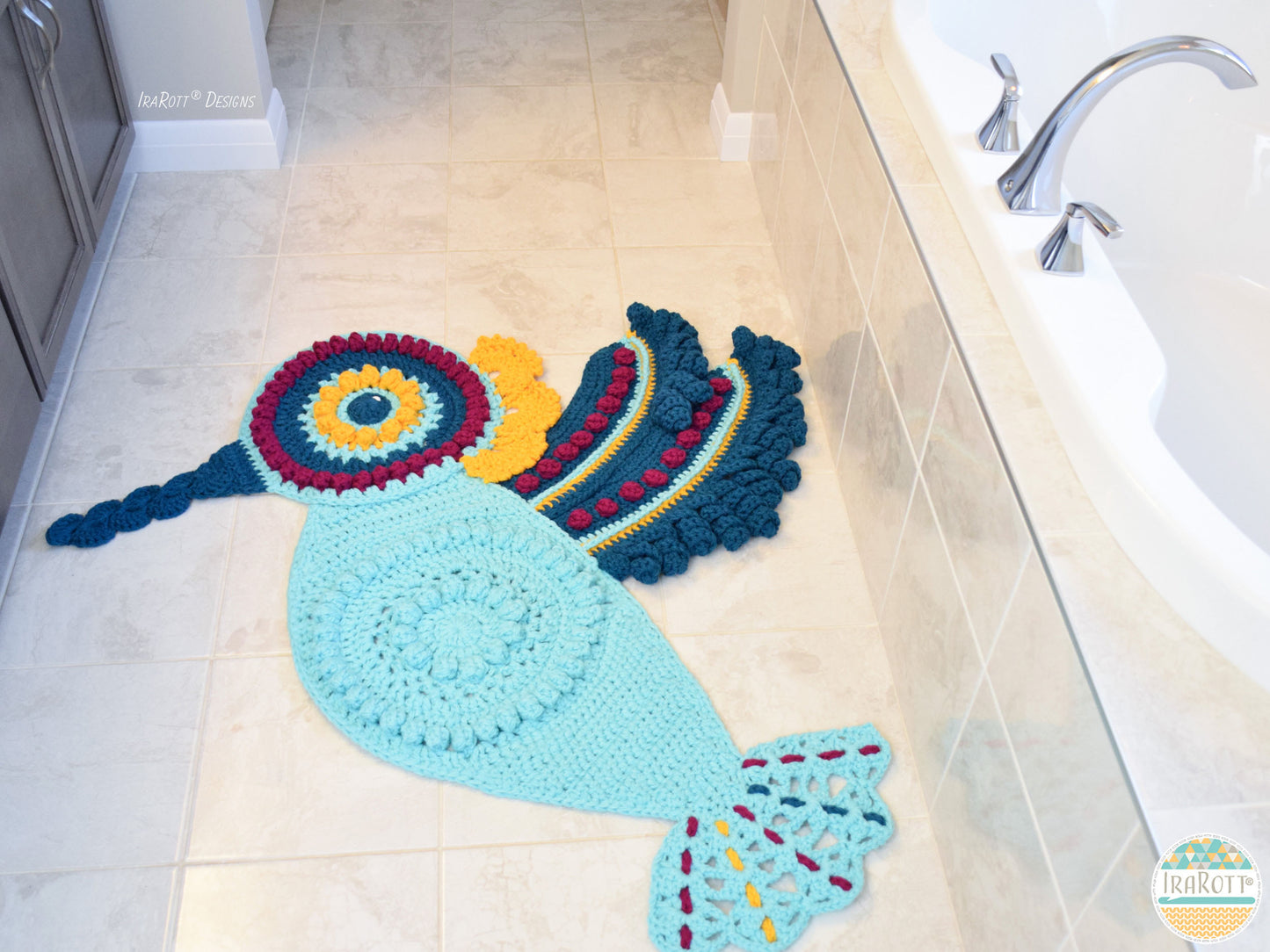 Colibri The Hummingbird Rug Crochet Pattern