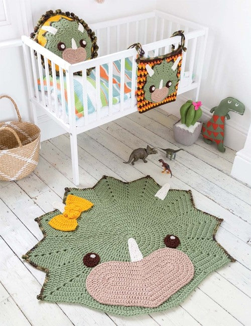 Crochet Animal Rugs Book - Paperback