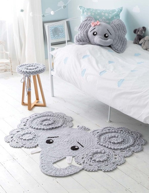 Crochet Animal Rugs Book - Paperback