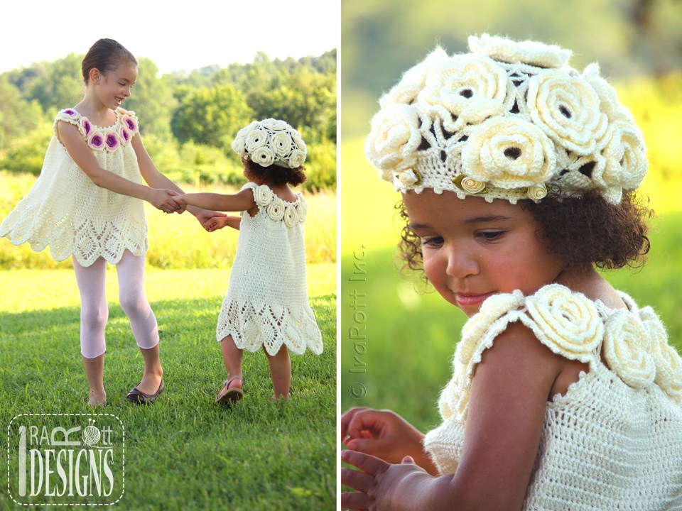 Summer Dreams Dress and Beret Crochet Pattern